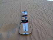 Une trace dans le sable