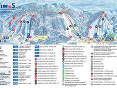 Plan des pistes Himos