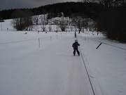 Téléski d'entraînement dans la vallée