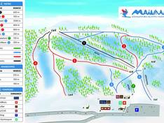 Plan des pistes Ostrakina – Mainalon