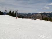 Piste d'entraînement à la station supérieure de la télécabine Eagle Bahn