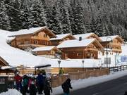 Almdorf Ochsengarten à la station de la vallée