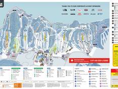 Plan des pistes Blue Mountain Resort – Collingwood