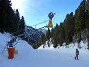 Canon à neige à Pampeago