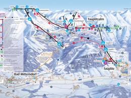 Plan des pistes Tauplitz – Bad Mitterndorf