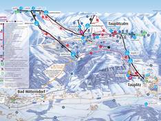 Plan des pistes Tauplitz – Bad Mitterndorf