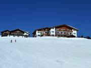 Vous pouvez rejoindre l'hôtel à skis.