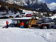 Snack-bar au bord de la piste
