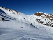 Vue sous le Gallinero vers le Collado del Ampriu