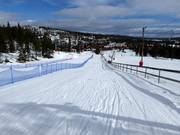 Piste de mesure de vitesse aux téléskis Barn