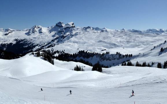 Le plus grand dénivelé dans le canton de Schwyz – domaine skiable Hoch-Ybrig – Unteriberg/Oberiberg