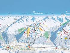 Plan des pistes Pischa (Davos Klosters)