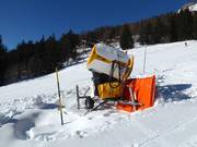 Canon à neige à Anzère