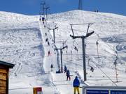 Tschuggen West - Téléski à pioches