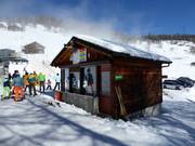 Zone de caisse soignée au téléski de Törbeltal
