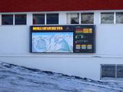 Panneau d'information à la station inférieure Diavolezza