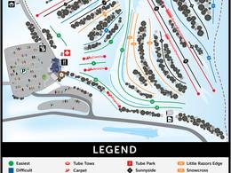 Plan des pistes Lakeridge Resort