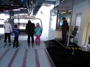 Personnel de service au télésiège