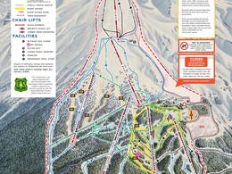 Plan des pistes Timberline