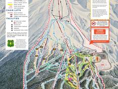 Plan des pistes Timberline