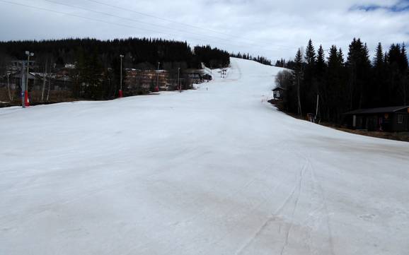 La plus haute gare aval à Åre – domaine skiable Duved/Tegefjäll