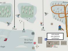 Plan des pistes La Combe Saint-Pierre (Charquemont)