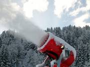 Canon à neige aux remontées mécaniques de Wank