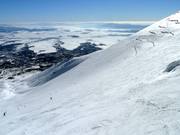 Vue sur les vastes pentes du Lomnické sedlo