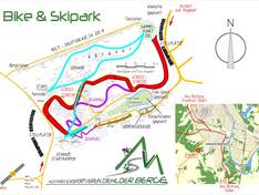 Plan des pistes Diehloer Berge – Eisenhüttenstadt