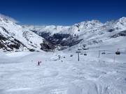 Vue de Morenia jusqu'à Saas-Fee