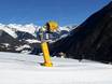 Fiabilité de l'enneigement Alpes Aurine (Zillertaler Alpen) – Fiabilité de l'enneigement Speikboden – Skiworld Ahrntal