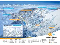Plan des pistes Gräftåvallen