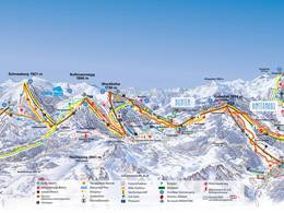 Plan des pistes Hochkönig – Maria Alm/Dienten/Mühlbach