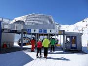 Viderjochbahn I - 6 places | Télésiège rapide (débrayable) avec capots de protection