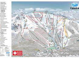 Plan des pistes Catedral Alta Patagonia