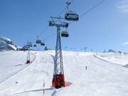 Furgg-Sandiger Boden - 4 places | Télésiège rapide (débrayable) avec capots de protection