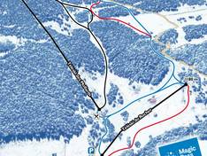 Plan des pistes Le Brassus