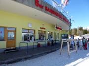 Zone de caisse soignée