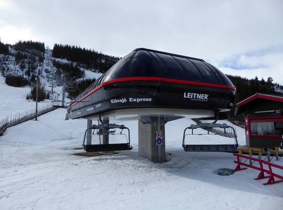 Klövsjö Express - 6 places | Télésiège rapide (débrayable)