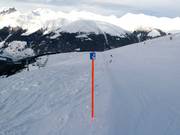 Très bonnes délimitations des pistes
