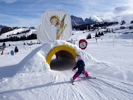Stations de ski familiales Italie – Familles et enfants Seiser Alm (Alpe di Siusi)
