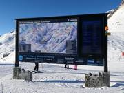 Affichage d'informations au téléphérique Schlossalmbahn