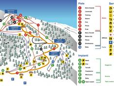 Plan des pistes Domobianca