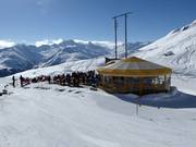 Bar Nevada - bar parasol avec service à 2176 m