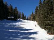 Piste intermédiaire Sinkmoos vers la station de vallée Breiteben