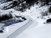 Piste de ski de fond d'altitude Silvretta Bielerhöhe