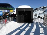Toilettes bien entretenues au télésiège Frühmesser X-Press