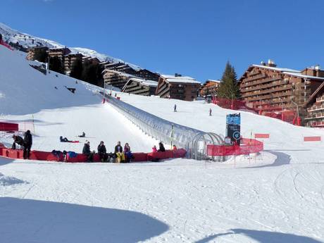 Domaines skiables pour les débutants dans l' arrondissement de Saint-Jean-de-Maurienne – Débutants Les 3 Vallées – Val Thorens/Les Menuires/Méribel/Courchevel