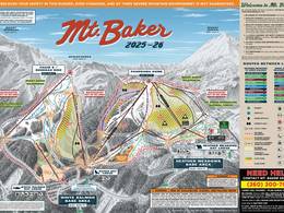 Plan des pistes Mt. Baker