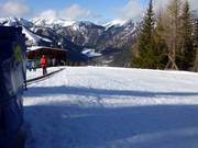 Tapis roulant à la station supérieure du Karwendel Bergbahn